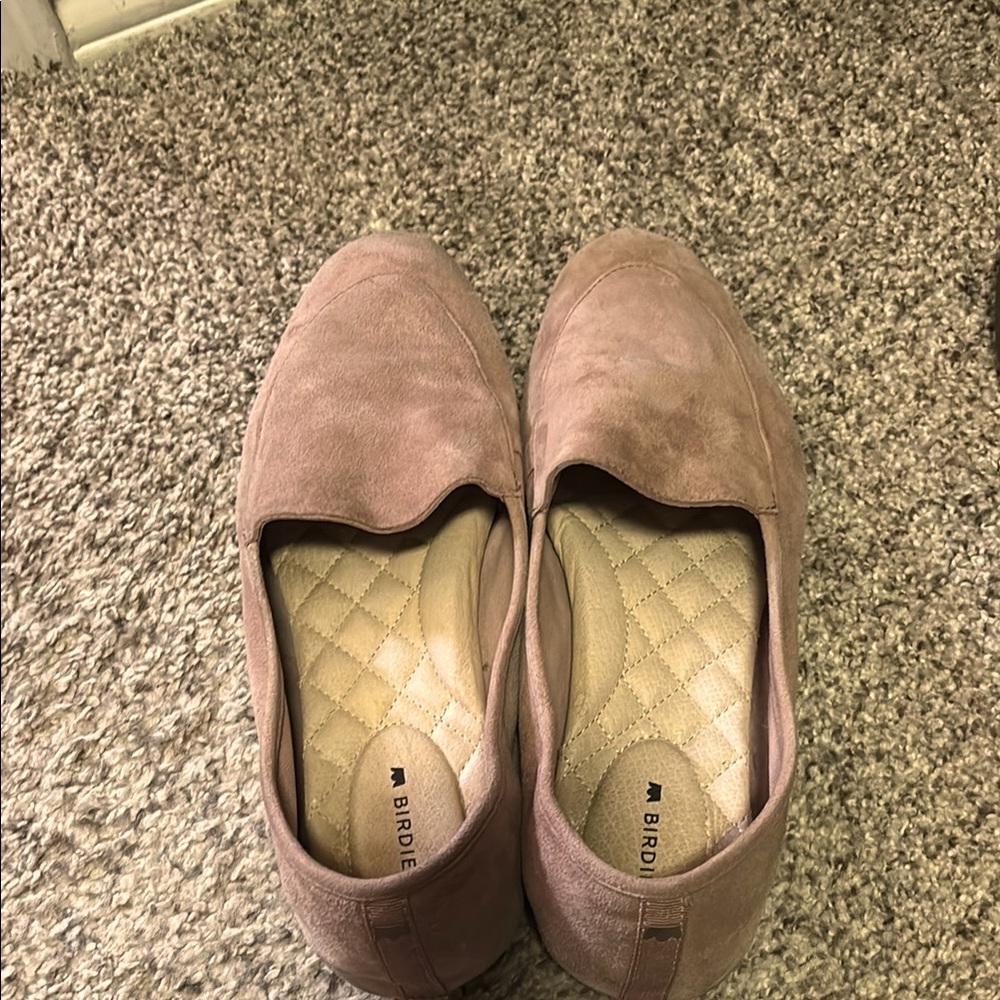 Birdies Women's Suede Loafers - Pink 😻